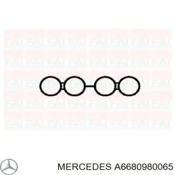 Прокладка впускного коллектора A668098006564 Mercedes
