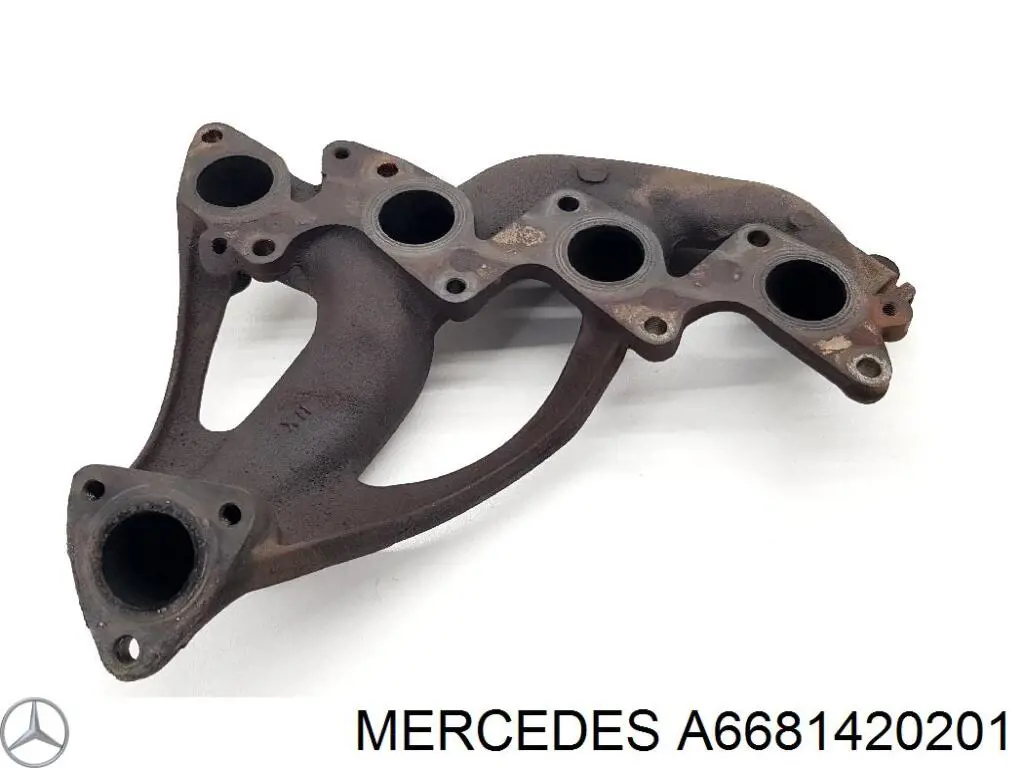 Газопроводы (коллектор выпускной) Mercedes A6681420101 цена, от 10.77 USD