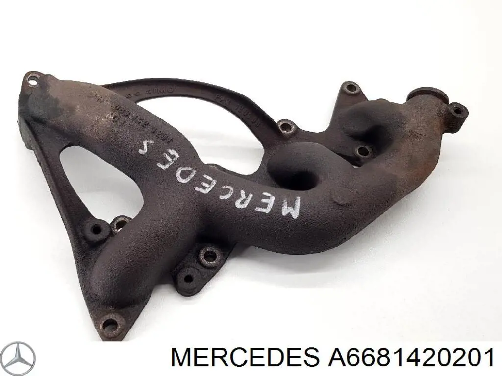 Tubo coletor de escape para Mercedes A (W168)