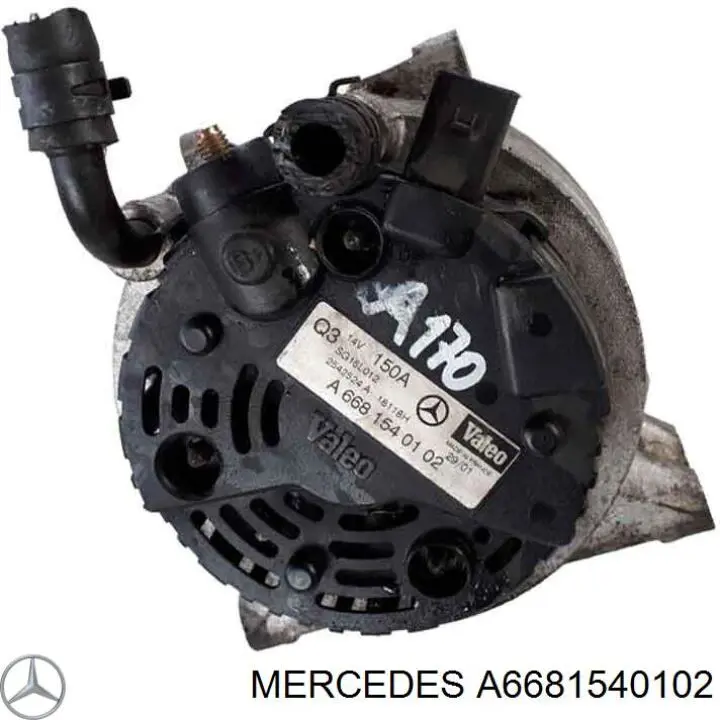 Автомобильный генератор Mercedes A6681540102 цена, от 190.71 USD