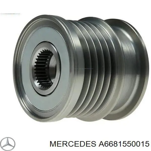 A6681550015 Mercedes шкив генератора