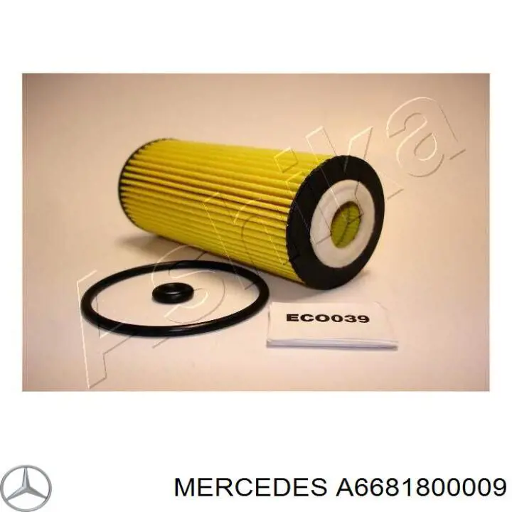 A6681800009 Mercedes масляный фильтр