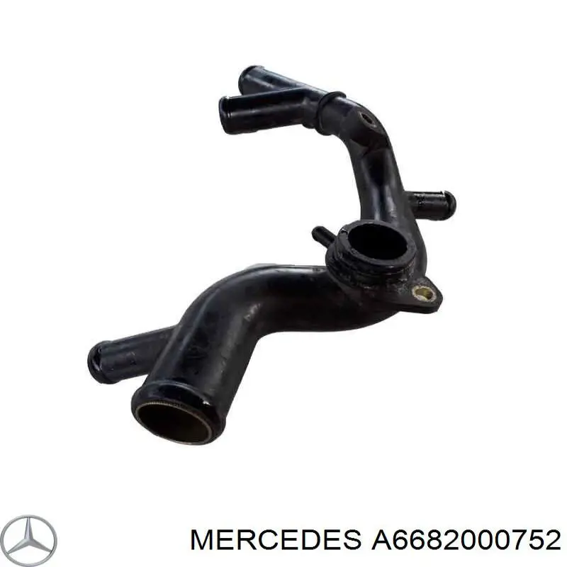 A6682000752 MERCEDES Manguera del radiador original y equivalente