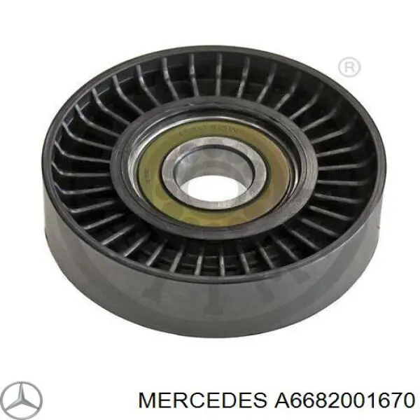 Роликовий модуль натяжителя ремня Mercedes A6682001670 цена, от 128.44 USD