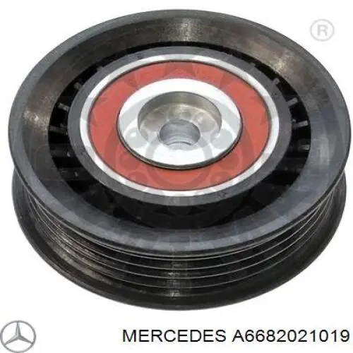 A6682021019 Mercedes паразитный ролик
