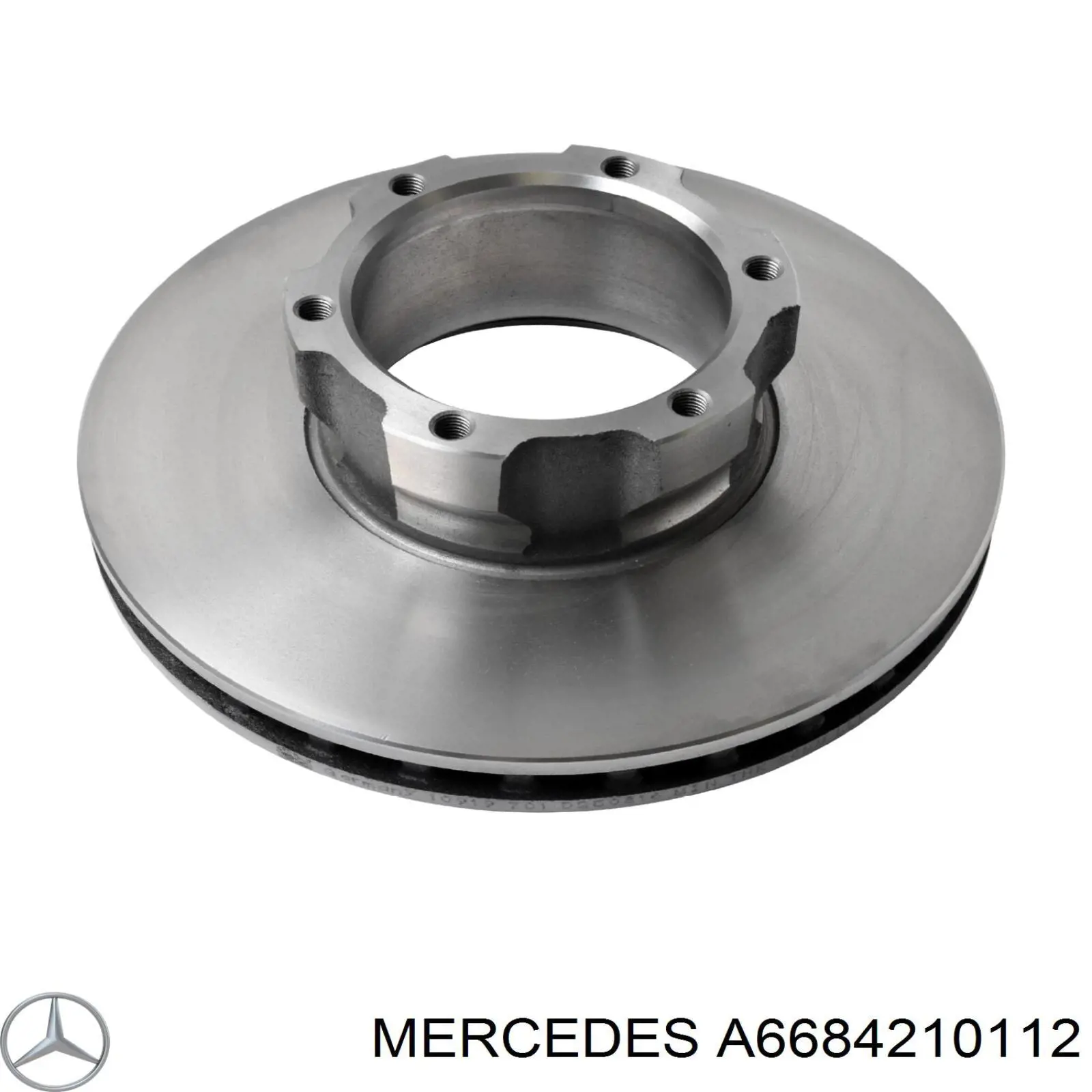 Передние тормозные диски A6684210112 Mercedes