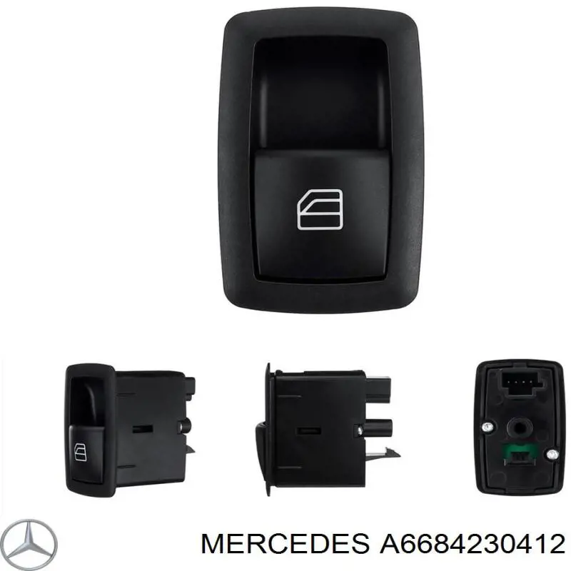 A6684230412 Mercedes диск тормозной задний
