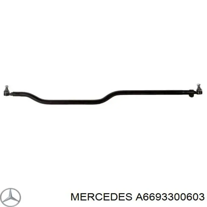 Тяга рулевая центральная Mercedes A6693300603