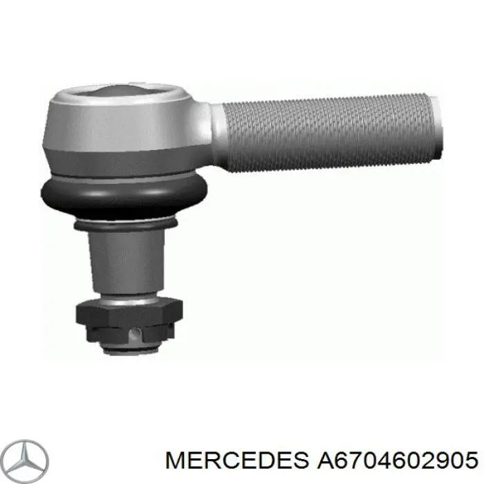 Тяга рулевая передней подвески продольная Mercedes A6704602905