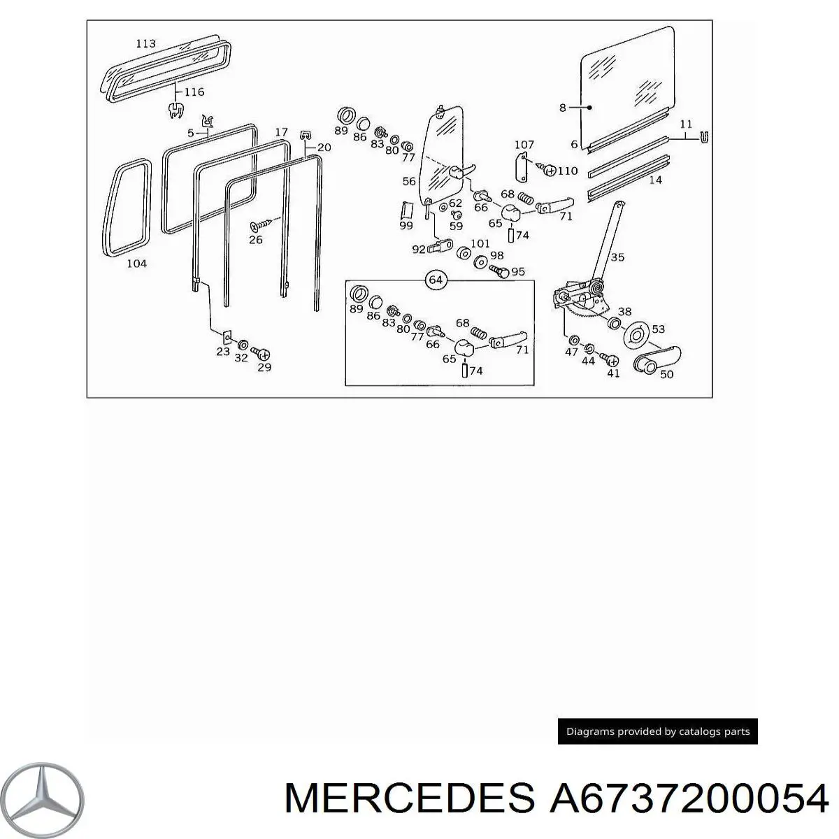 6737200054 Mercedes 