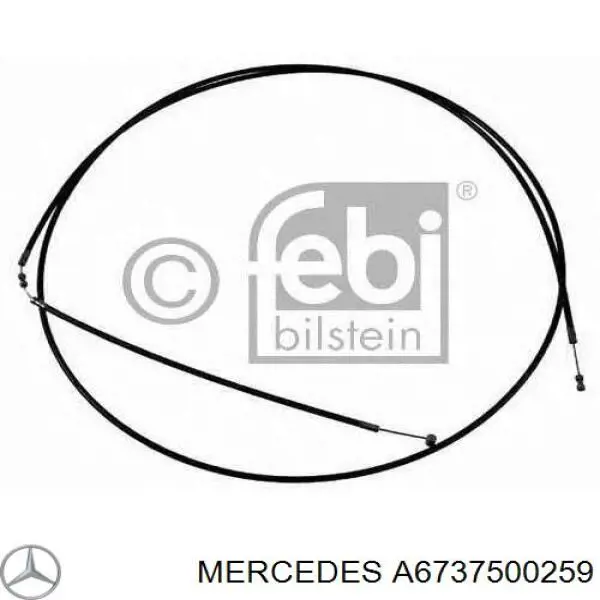 Трос открывания капота A6737500259 Mercedes