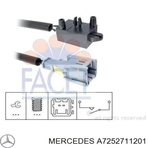 A7252711201 Mercedes 