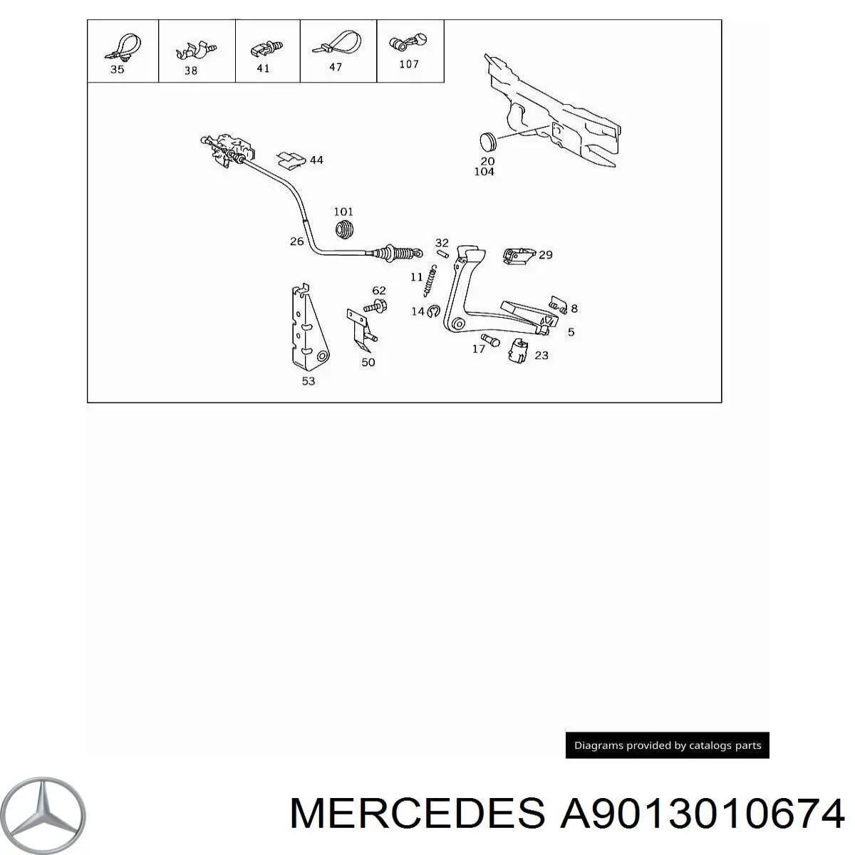 A9013010674 Mercedes 