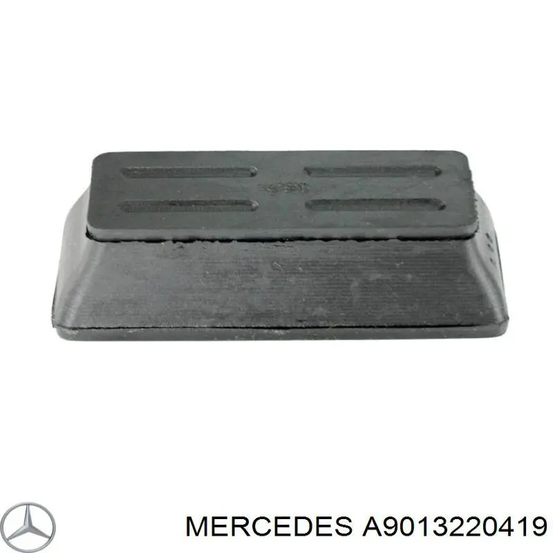 A9013220419 Mercedes grade de proteção da suspensão de lâminas dianteira