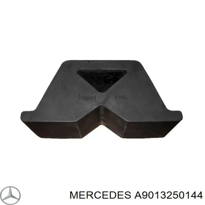 A9013250144 Mercedes grade de proteção da suspensão de lâminas traseira