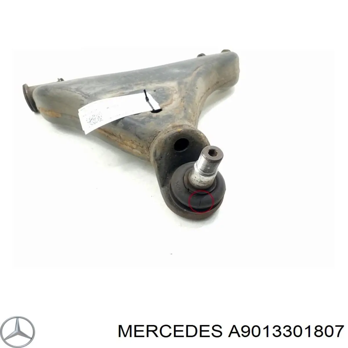 Рычаг передней подвески нижний левый A9013301807 Mercedes