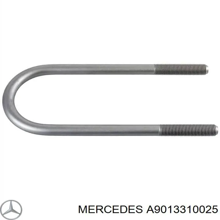 A9013310025 Mercedes estribo da suspensão de lâminas