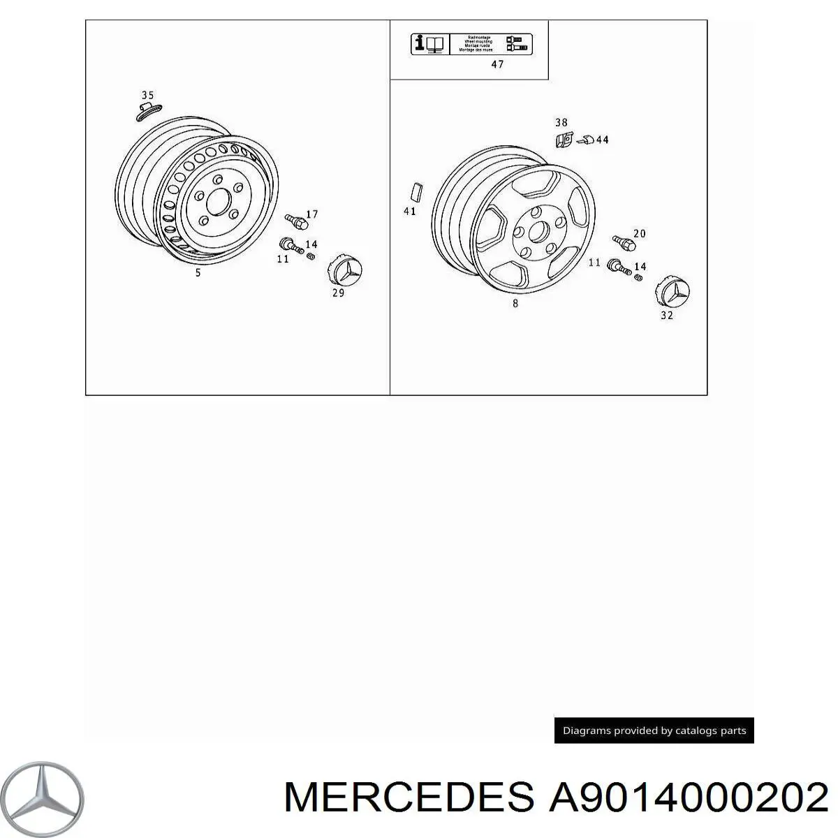 A9014000202 Mercedes 