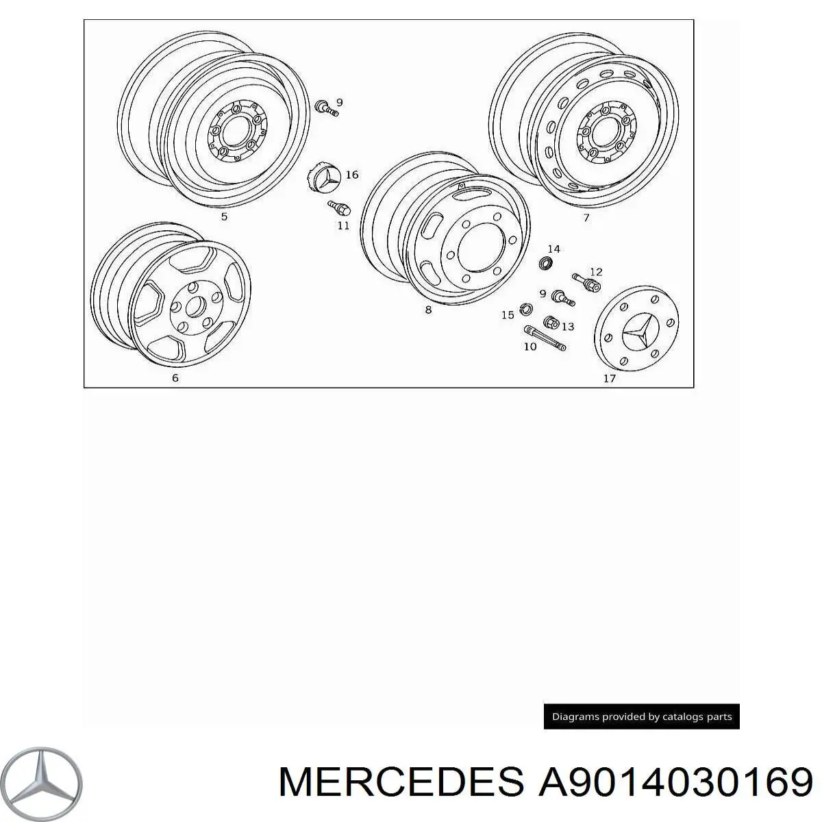 A9014030169 Mercedes 