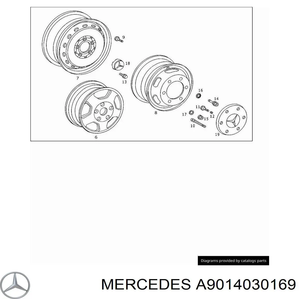  Mercedes A9014030169 цена, от 3.85 USD