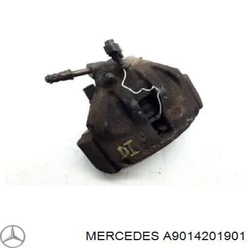 Суппорт тормозной передний правый Mercedes A9014201901