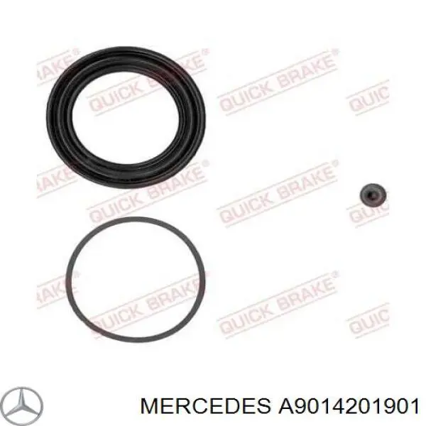 A9014201901 Mercedes Суппорт тормозной, передний, правый