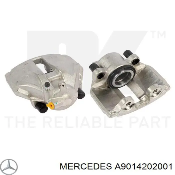 Суппорт тормозной передний левый 9014201801 Mercedes