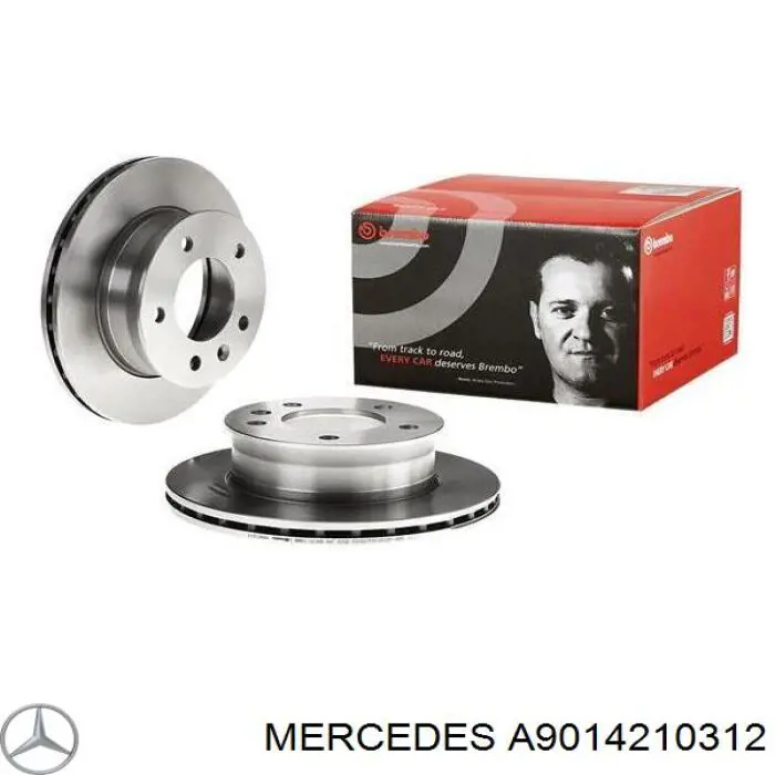 Передние тормозные диски A9014210312 Mercedes