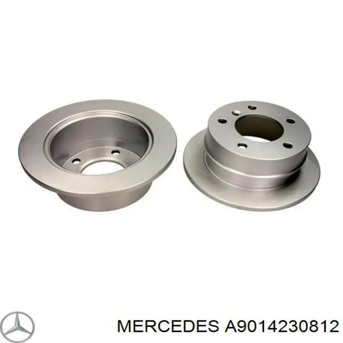 A9014230812 Mercedes диск тормозной задний
