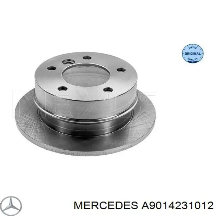 Задний тормозной диск Mercedes A9014231012 цена, от 44.53 USD