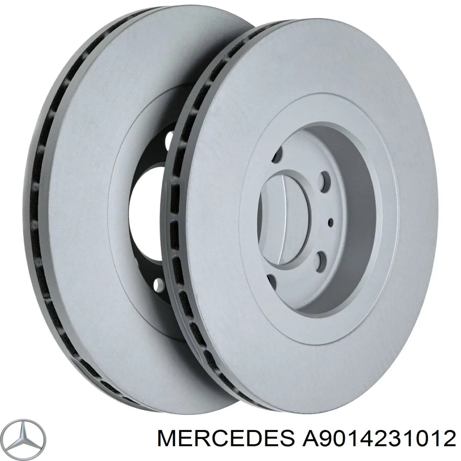 Купить A9014231012 Mercedes Диск тормозной задний