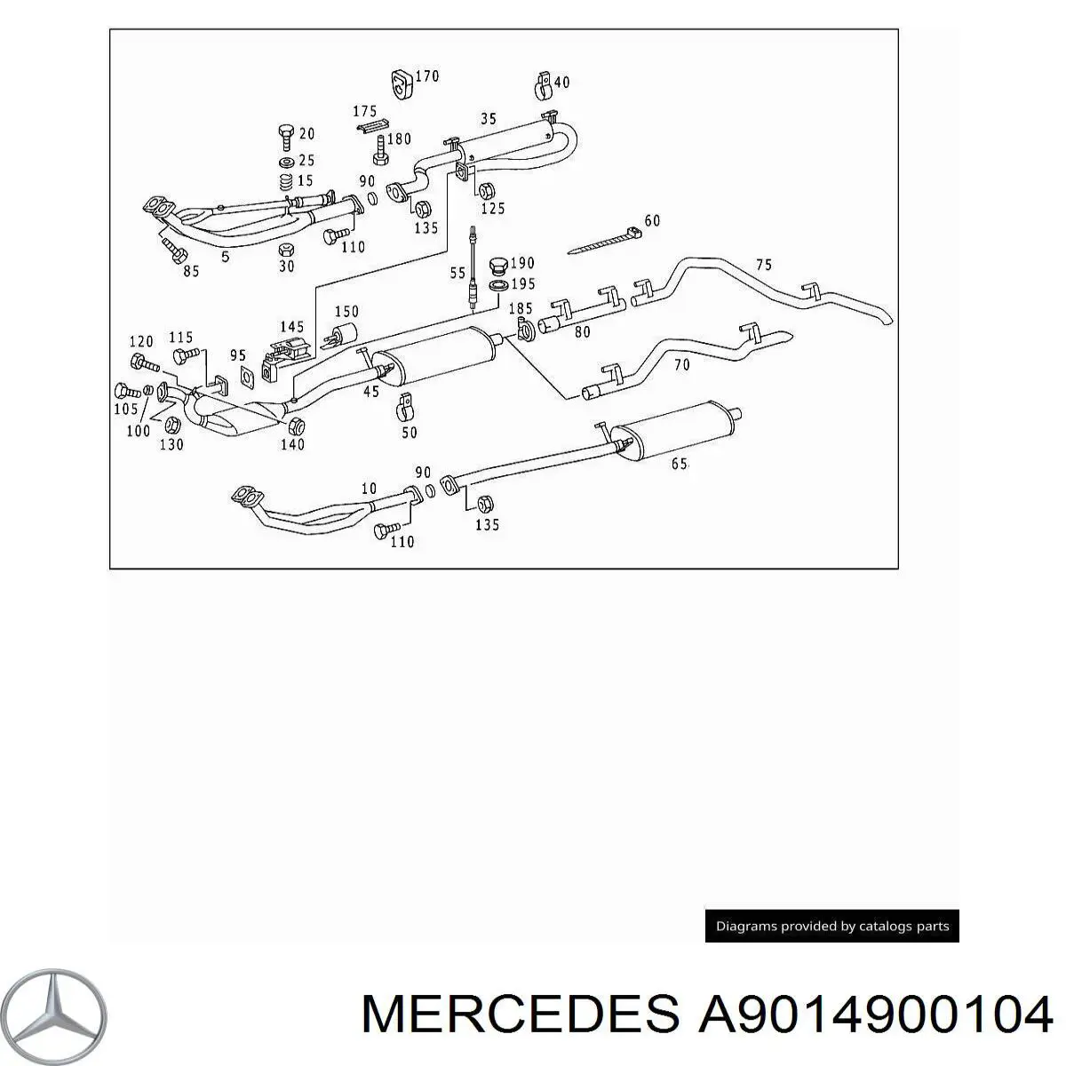 A9014900004 Mercedes 