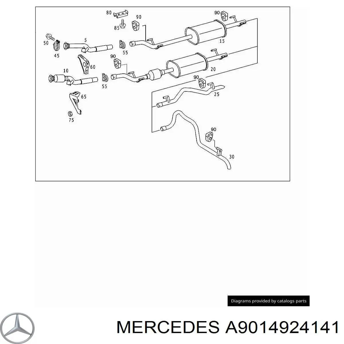  Mercedes A9014924141 цена, от 5.99 USD