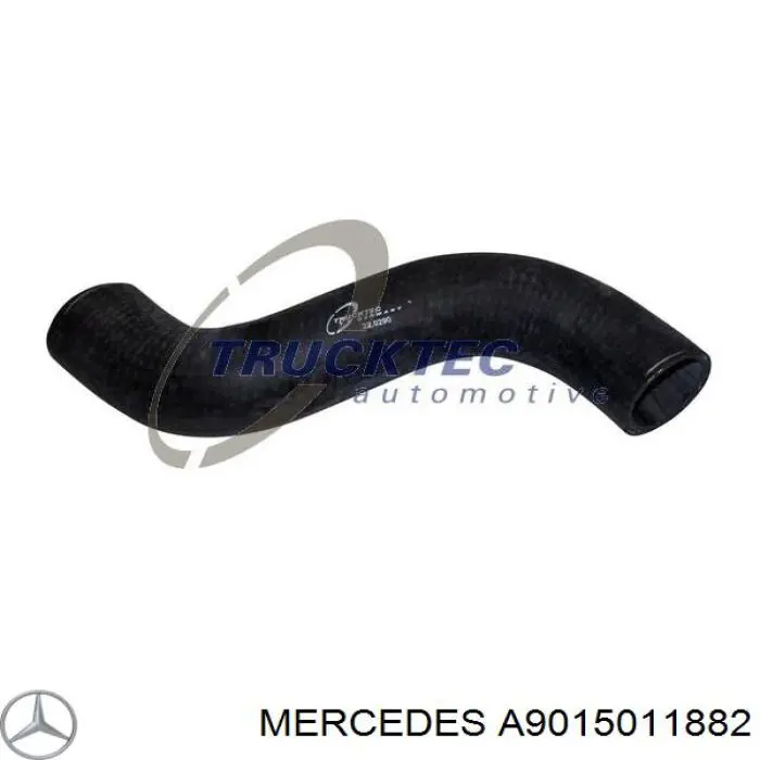 A9015011882 Mercedes mangueira (cano derivado do radiador de esfriamento superior)