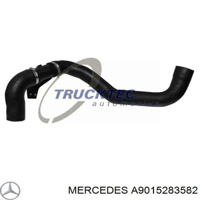 A9015283582 Mercedes mangueira (cano derivado esquerda de intercooler)