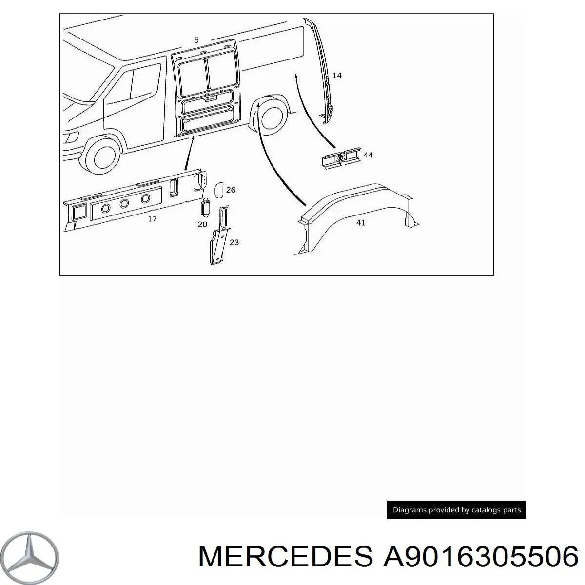 A9016305506 Mercedes 