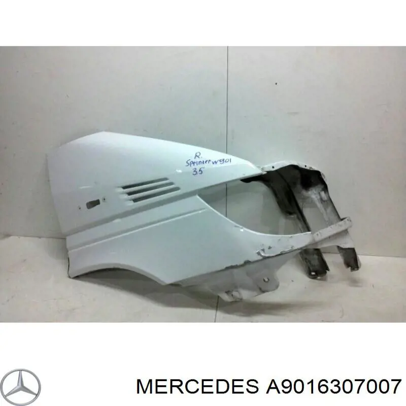 A9016307007 Mercedes крыло переднее правое