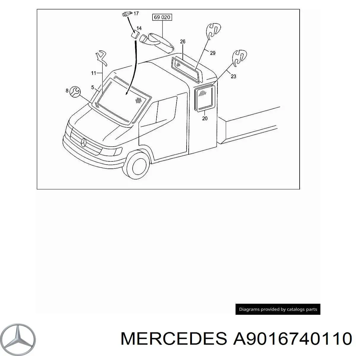 A9016740110 Mercedes 