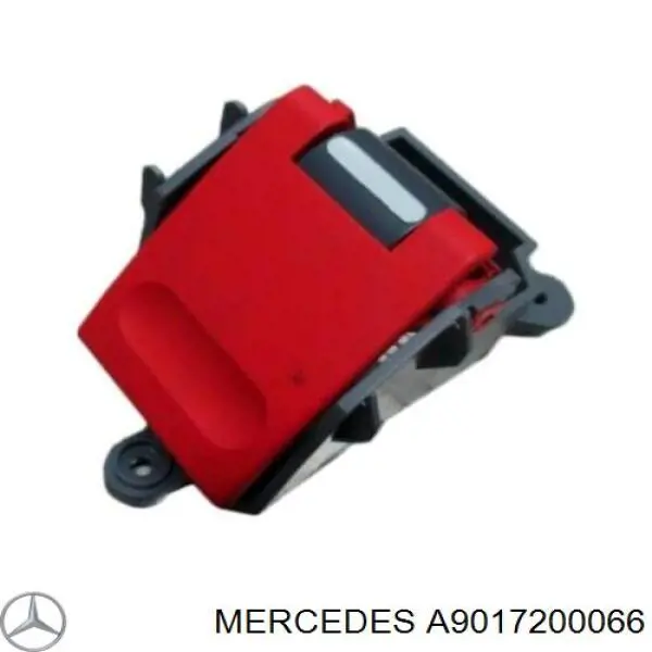 A9017200066 Mercedes maçaneta interna esquerda da porta dianteira