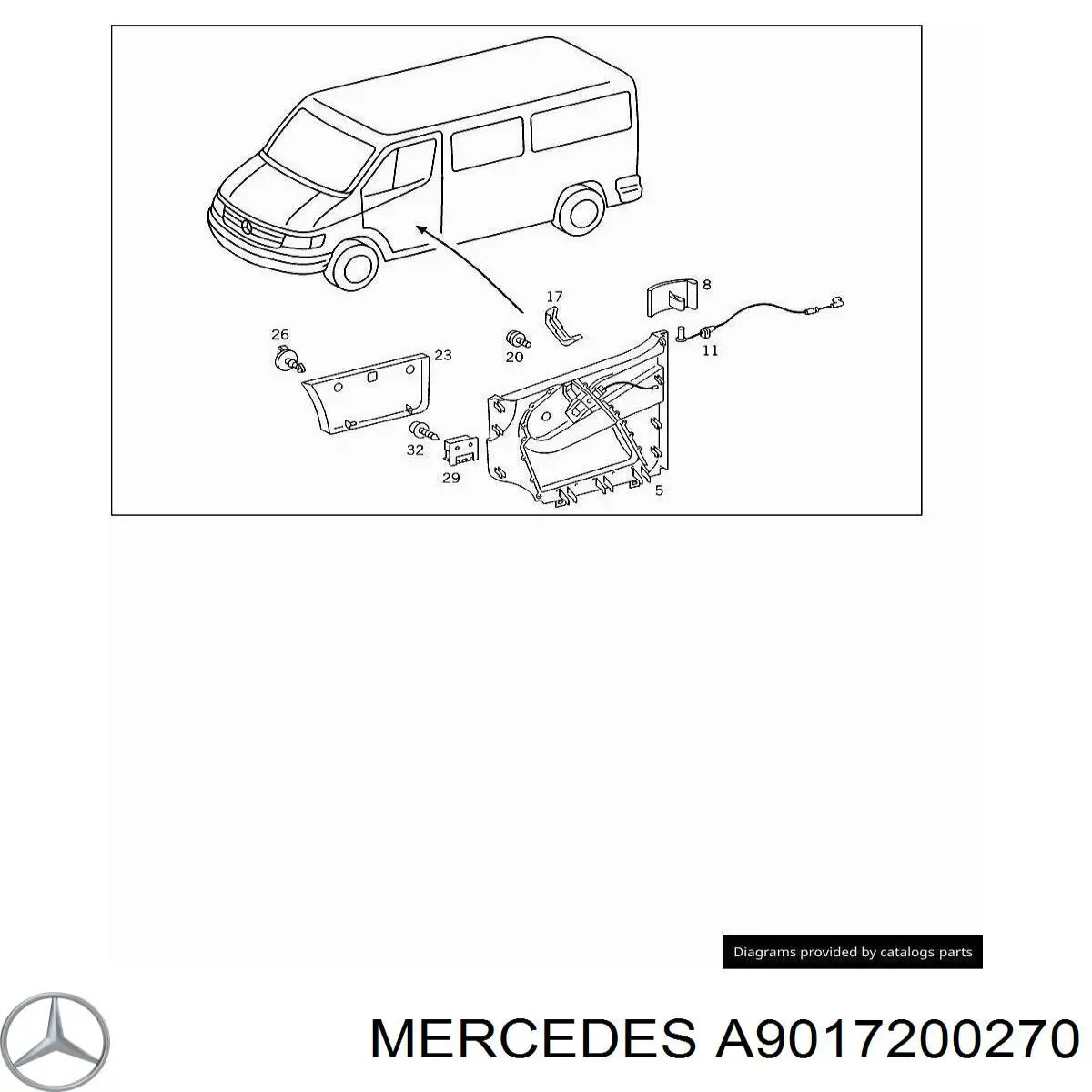 9017200270 Mercedes 