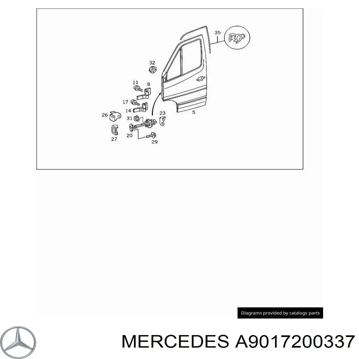  A9017200337 Mercedes