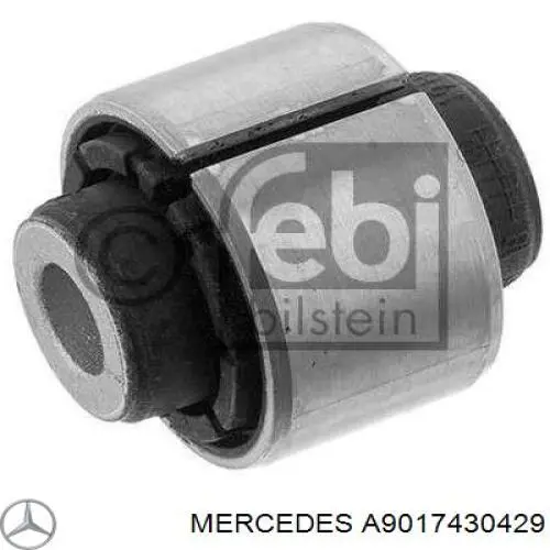 A9017430429 Mercedes limitador de abertura de porta da seção de bagagem (furgão)