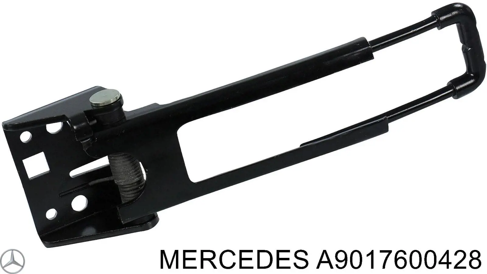 A9017600428 Mercedes limitador de abertura de porta da seção de bagagem (furgão)