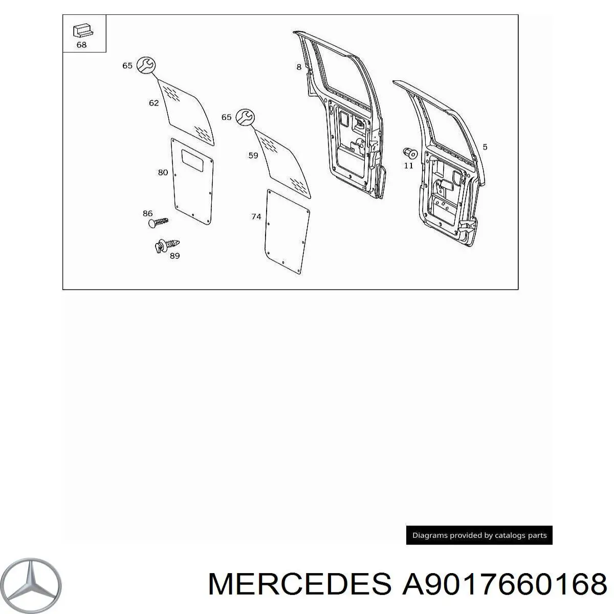 9017660168 Mercedes 