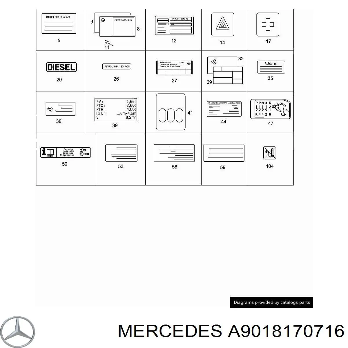 A9018170716 Mercedes 