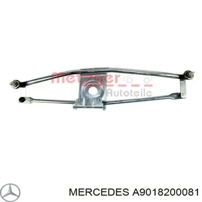 A9018200081 Mercedes trapézio de limpador pára-brisas