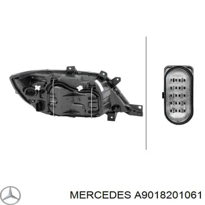 A9018201061 Mercedes фара левая