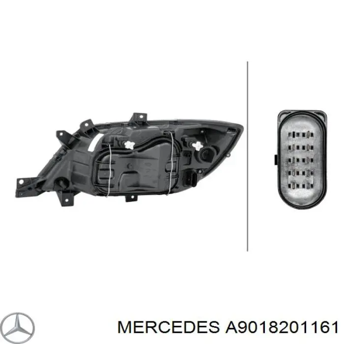 A9018201161 Mercedes фара правая