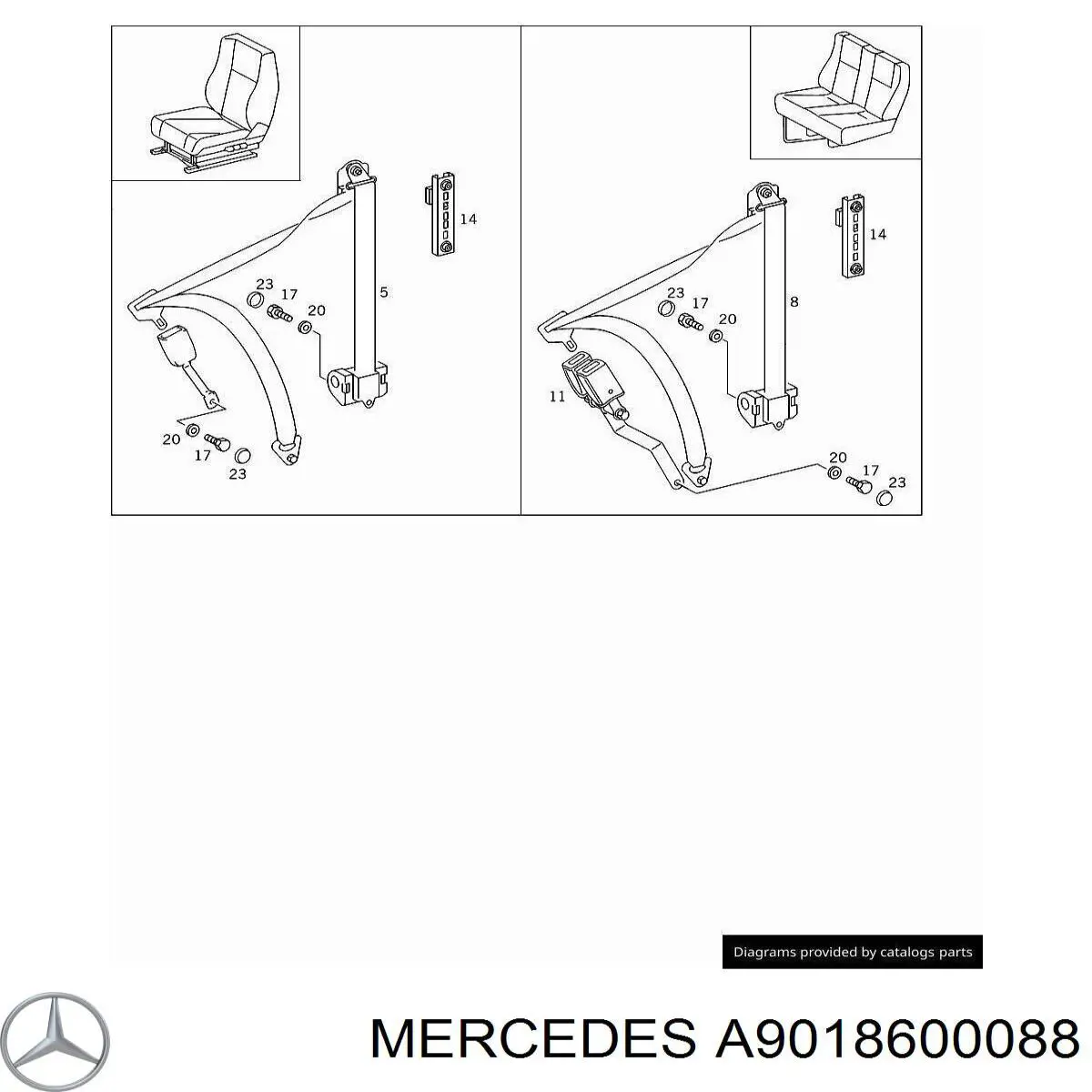 A9018600088 Mercedes 