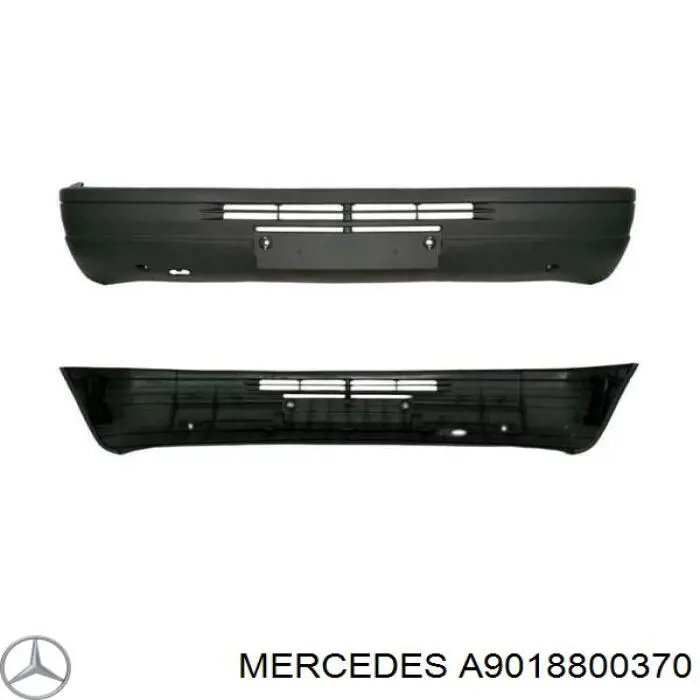 Передний бампер A9018800370 Mercedes